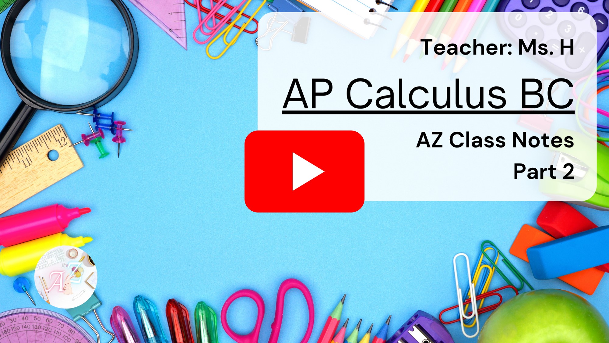 AP Calculus BC Part 2